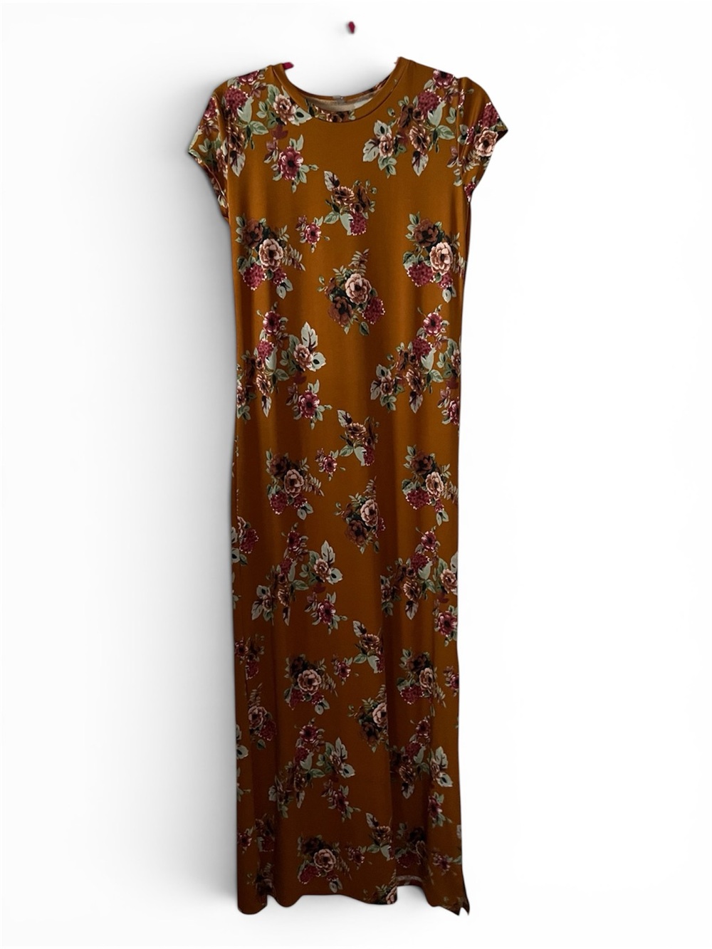 Acting Pro SzM Floral Maxi Dress, Rust